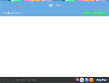 Tablet Screenshot of findartbuyers.com